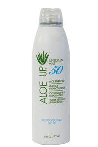 Aloe Up Sun & Skin Care Products White Collection SPF 50 Continuous Spray Sunscreen