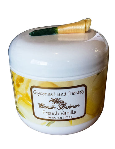 Camille Beckman Glycerine Hand Therapy Cream, French Vanilla, 4 Ounce