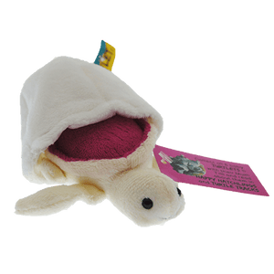 Star – Pink Turtle Hatchling Plush Toy With Attached Soft Egg Shell
