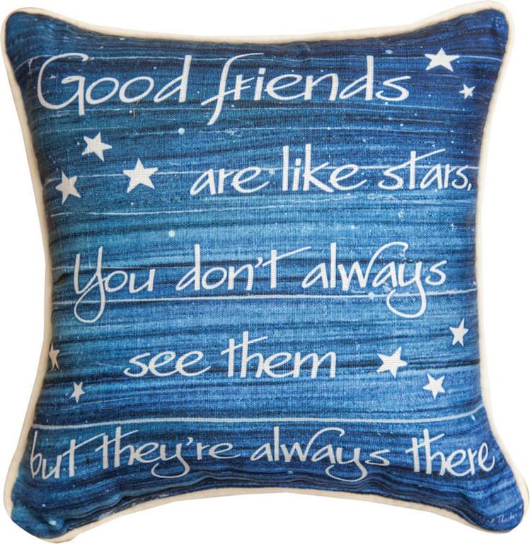 Good friends are like stars Pillow